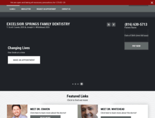 excelsiorspringsfamilydentistry.com screenshot