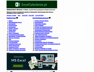 excelszkolenie.pl screenshot