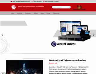 exceltelecomm.com screenshot
