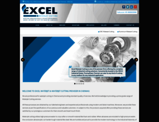 excelwaterjet.com screenshot