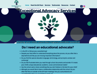 exceptionaladvocacyservices.com screenshot