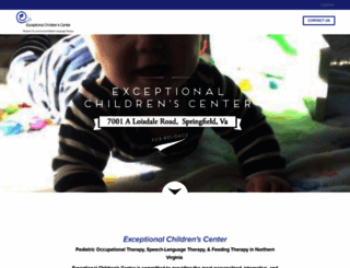 exceptionalchildrenscenter.com screenshot