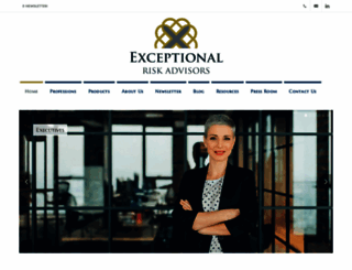 exceptionalriskadvisors.com screenshot