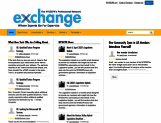 exchange.nysscpa.org screenshot