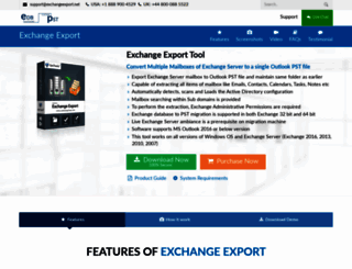 exchangeexport.net screenshot