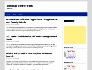 exchangegoldforcash.com screenshot