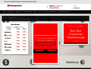 exchangeindeed.com screenshot