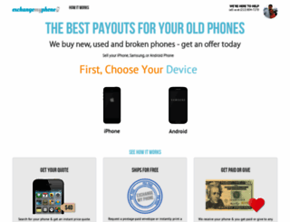 exchangemyphone.com screenshot