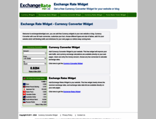 exchangeratewidget.com screenshot