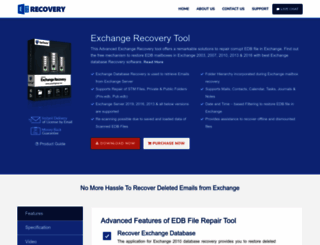 exchangerecoverytool.com screenshot