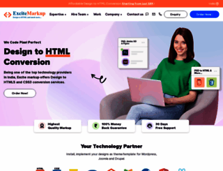 excitemarkup.com screenshot