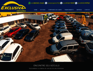 exclusivaveiculos.com.br screenshot