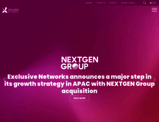 exclusive-networks.com screenshot