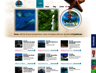 excursionguadeloupe.com screenshot