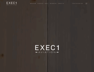 exec1aviation.com screenshot