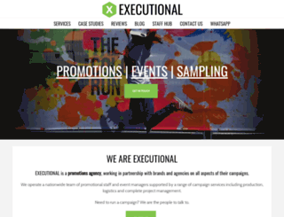 executional.co.uk screenshot