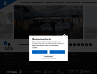 executive-education.essec.edu screenshot