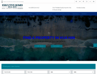 executive-homes-huahin.com screenshot
