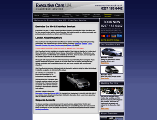 executivecarsuk.co.uk screenshot
