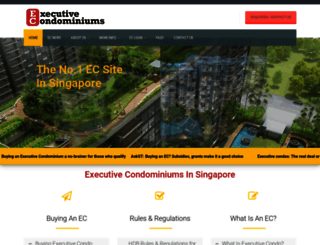 executivecondominiums.com.sg screenshot