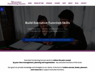 executivefunctioningsuccess.com screenshot