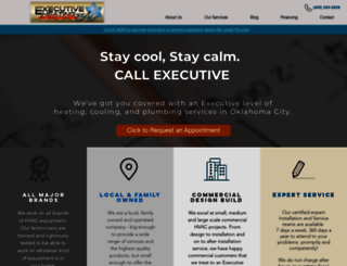 executiveheatingandair.com screenshot