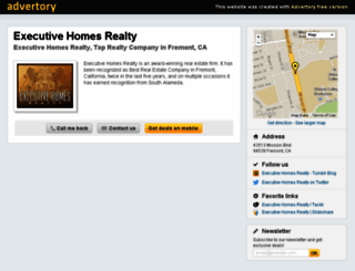 executivehomes.advertory.com screenshot