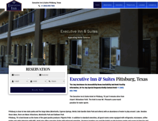 executiveinnpittsburgtx.com screenshot