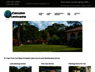 executivelandscapingswfl.com screenshot