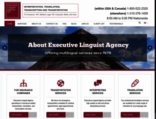 executivelinguist.com screenshot