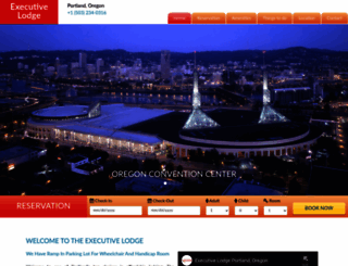 executivelodgeportland.com screenshot