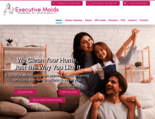 executivemaids.com screenshot