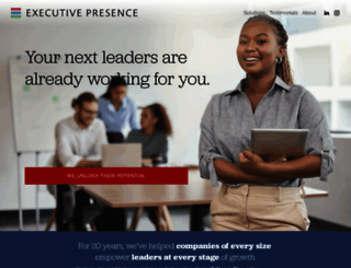 executivepresence.com screenshot