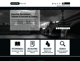 executiverecruitment.co.uk screenshot