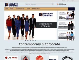 executiveuniformsusa.com screenshot