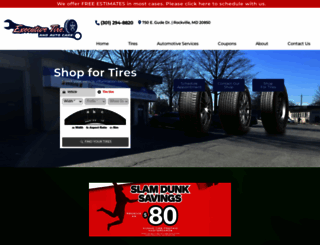 executivewholesaletire.net screenshot