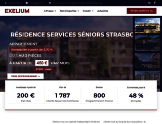 exelium.fr screenshot
