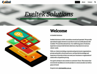 exeltek.com.au screenshot