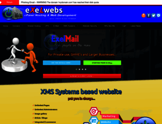 exelwebs.com screenshot