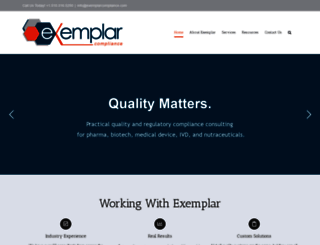 exemplarcompliance.com screenshot