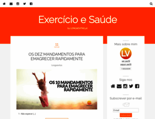 exercicioesaude.blogs.sapo.pt screenshot