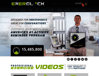 exerclock.com screenshot