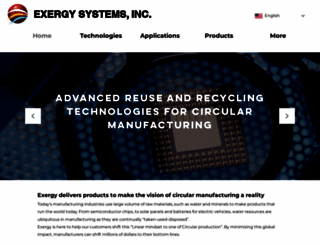 exergycorp.com screenshot