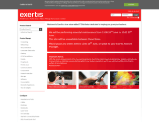 exertismicro-p.co.uk screenshot