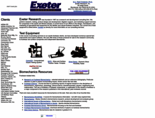 exeter-research.com screenshot