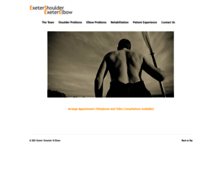 exetershoulder.com screenshot