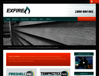 exfire.com.au screenshot
