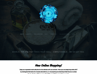 exhalo.ca screenshot