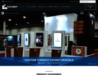 exhibit-pros.com screenshot