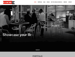 exhibitionco.com.au screenshot